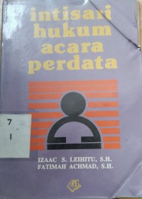 Intisari Hukum Acara Perdata