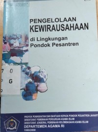 Pengelolaan Kewirausahaan di Lingkungan Pondok Pesantren